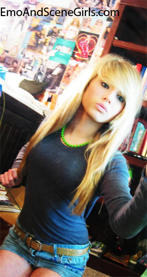 emo blonde